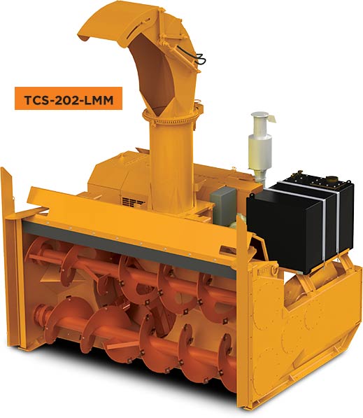 Tenco loader mount snow blowers