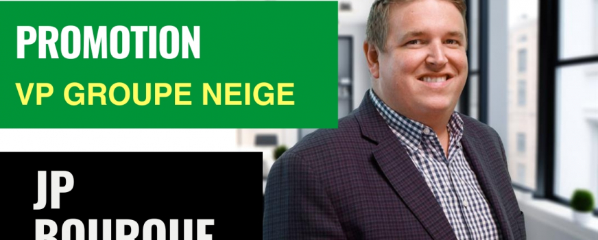 Annonce de leadership : Jean-Philippe Bourque nommé vice-président du groupe neige